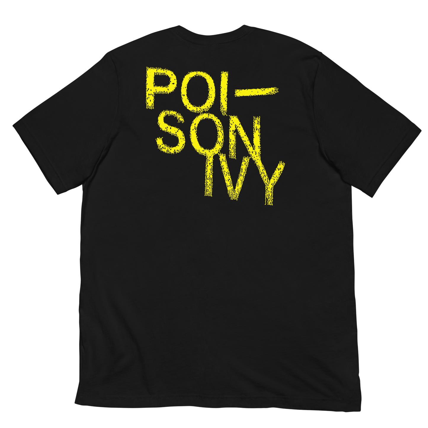 Back view of Yung Lean Poison Ivy black t-shirt